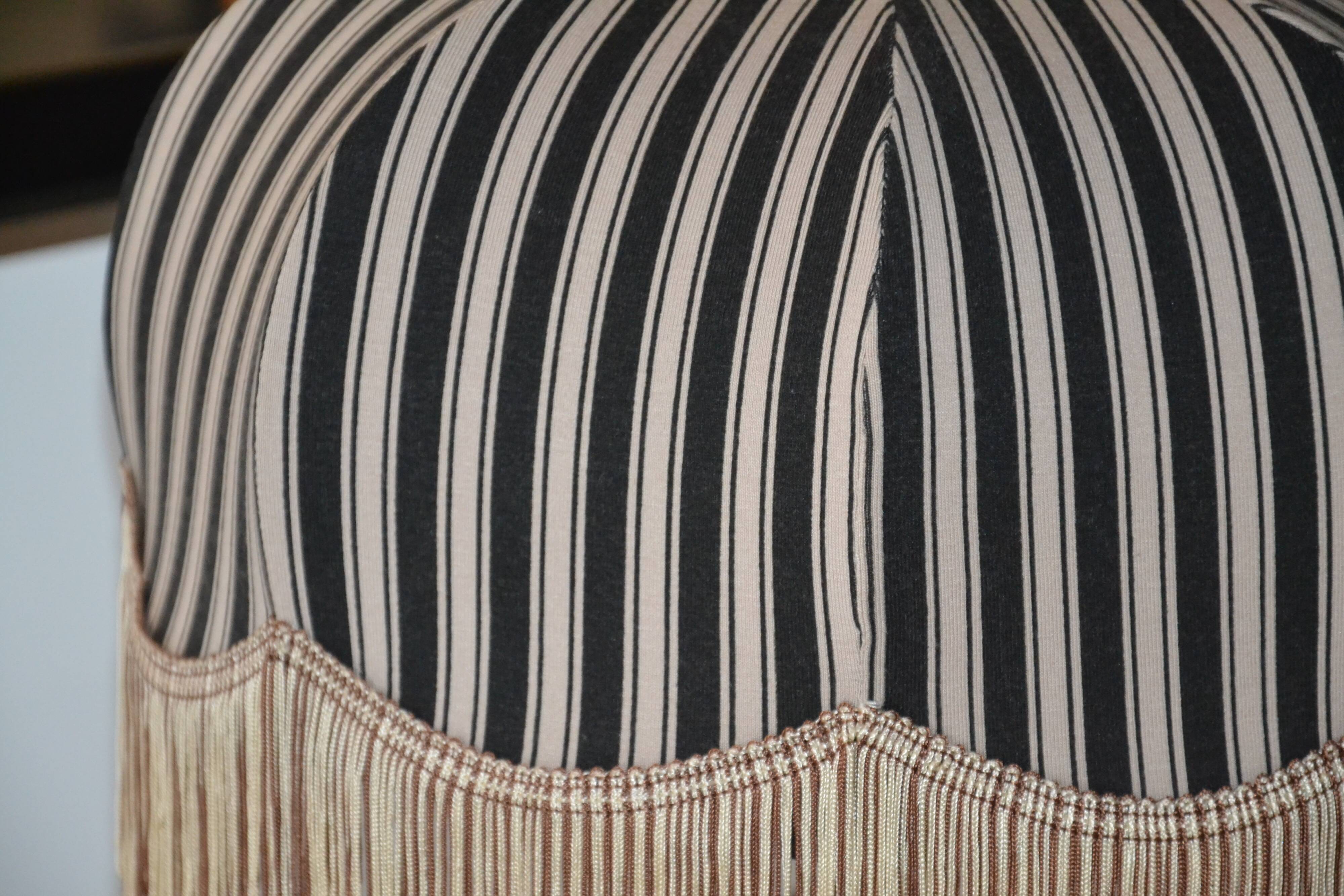 Vintage ceramic palm tree lamp base