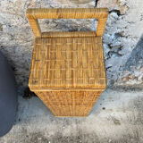 Rattan bread box