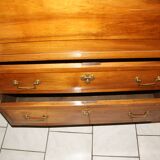 Louis XVI period light mahogany secretary