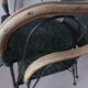 Duo de fauteuils anciens en fer forgé et osier