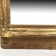 Trumeau decorated with a lively landscape, stuccoed and gilded frame 59x125cm