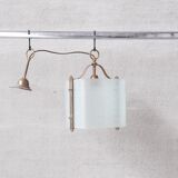 Suspension italienne en laiton et verre