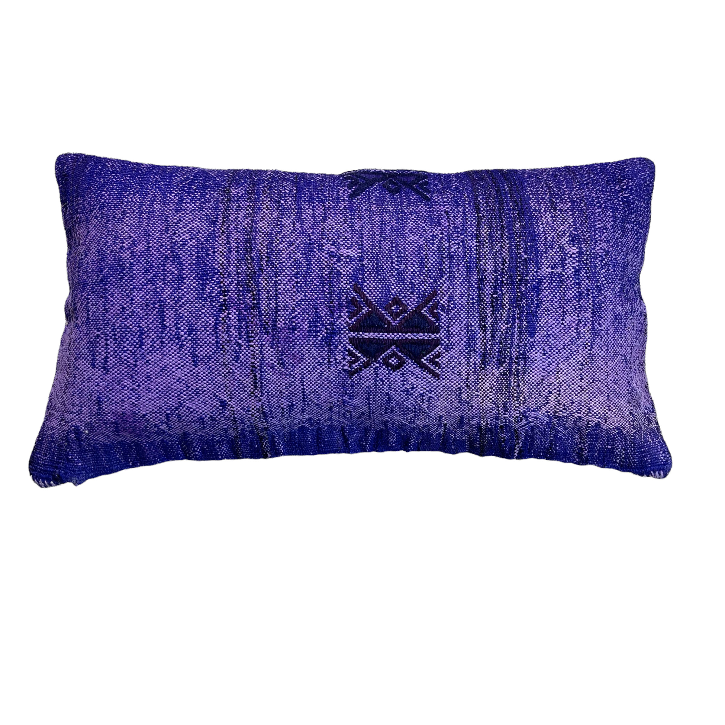 Vintage turkish kilim cushion cover , 30 x 60 cm