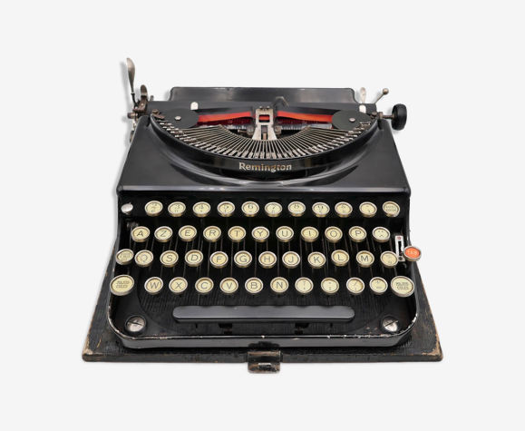 Machine à écrire Remington Portable usa 1930 révisée ruban neuf