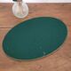 Beveled oval mirror to stand on