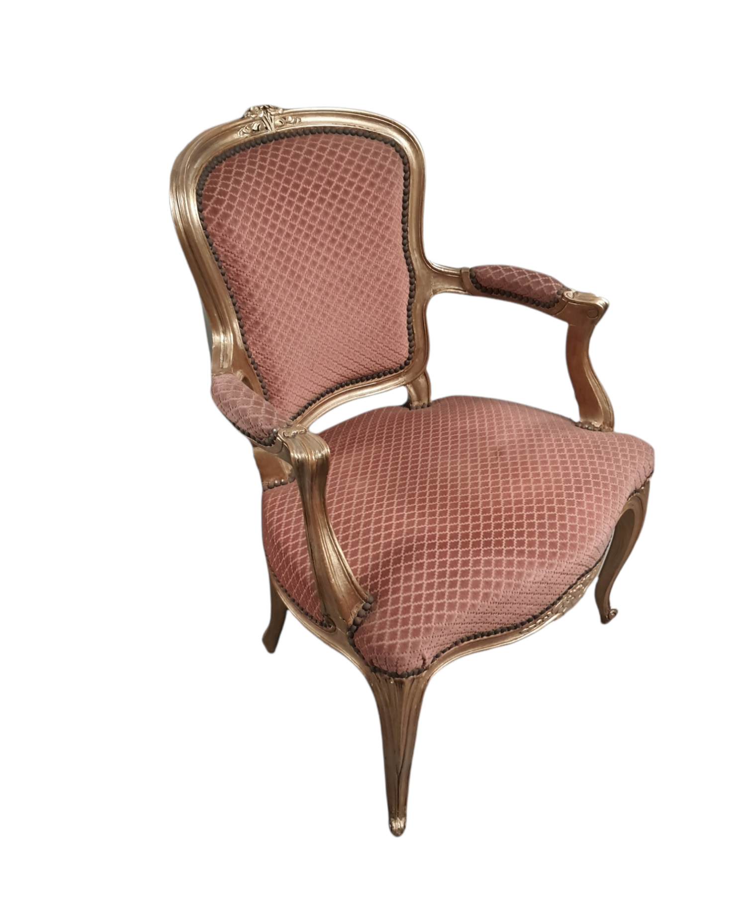 Louis XV style convertible armchair