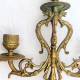 Pair of chandeliers marble and bronze