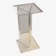 Console David Lange 1980. Plexiglass.