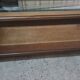 Table basse bois et cannage