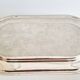 Silver-plated serving dish for foie gras.