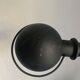 Lampe vintage 1980 Jielde 2 bras noire mat d'origine - 100 cm