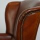 Beautiful classic sheepskin armchair with a beautiful appearance and a comfortable seat