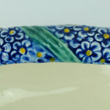 Majolika karlsruhe bowl ceramic basket art nouveau w.süs
