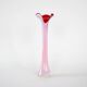 Pink vase, Murano glass, Italian design, 1970s, made in Italy