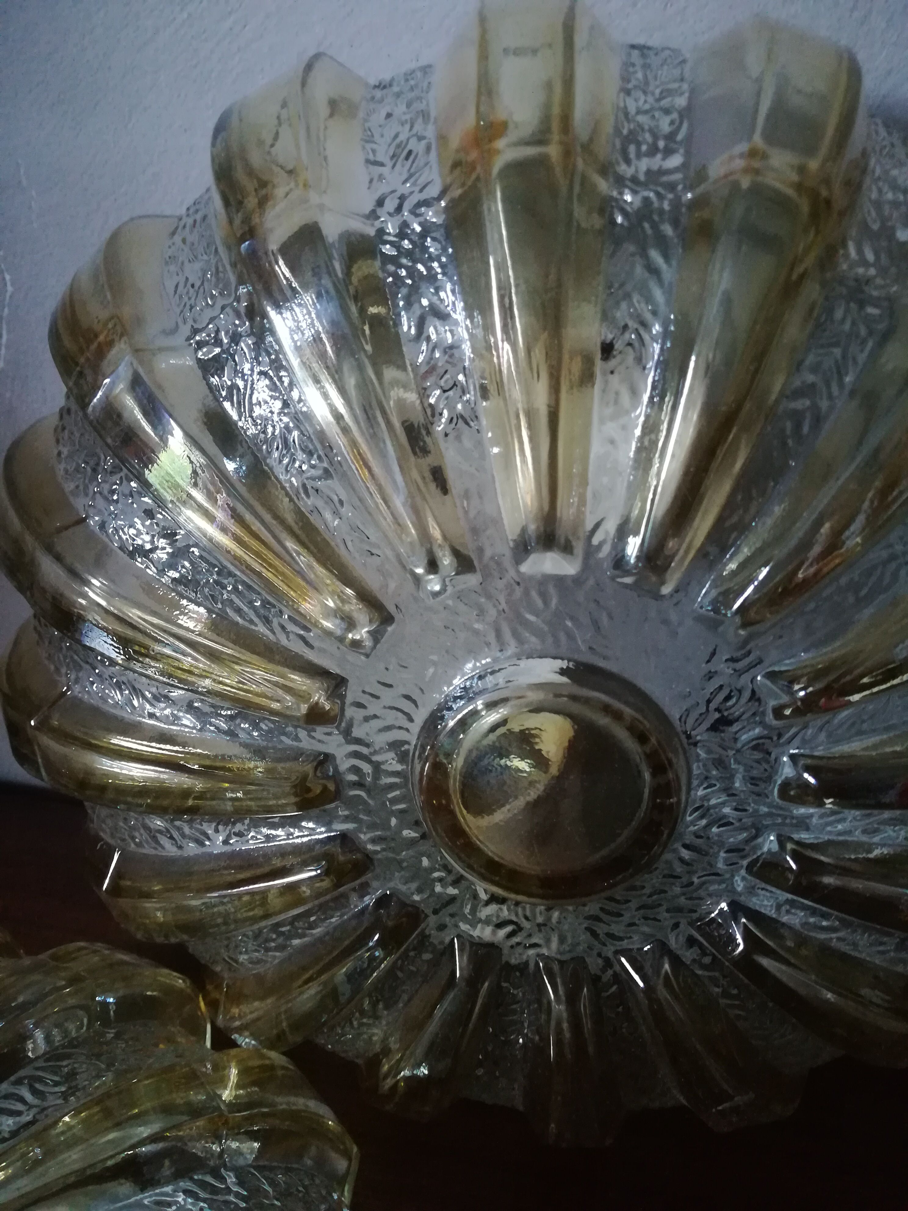 Duo of sun cailing lamps