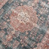 8x10 Navy Blue Antique Persian Rug, 257x299Cm