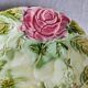 Assiette barbotine fin XIX