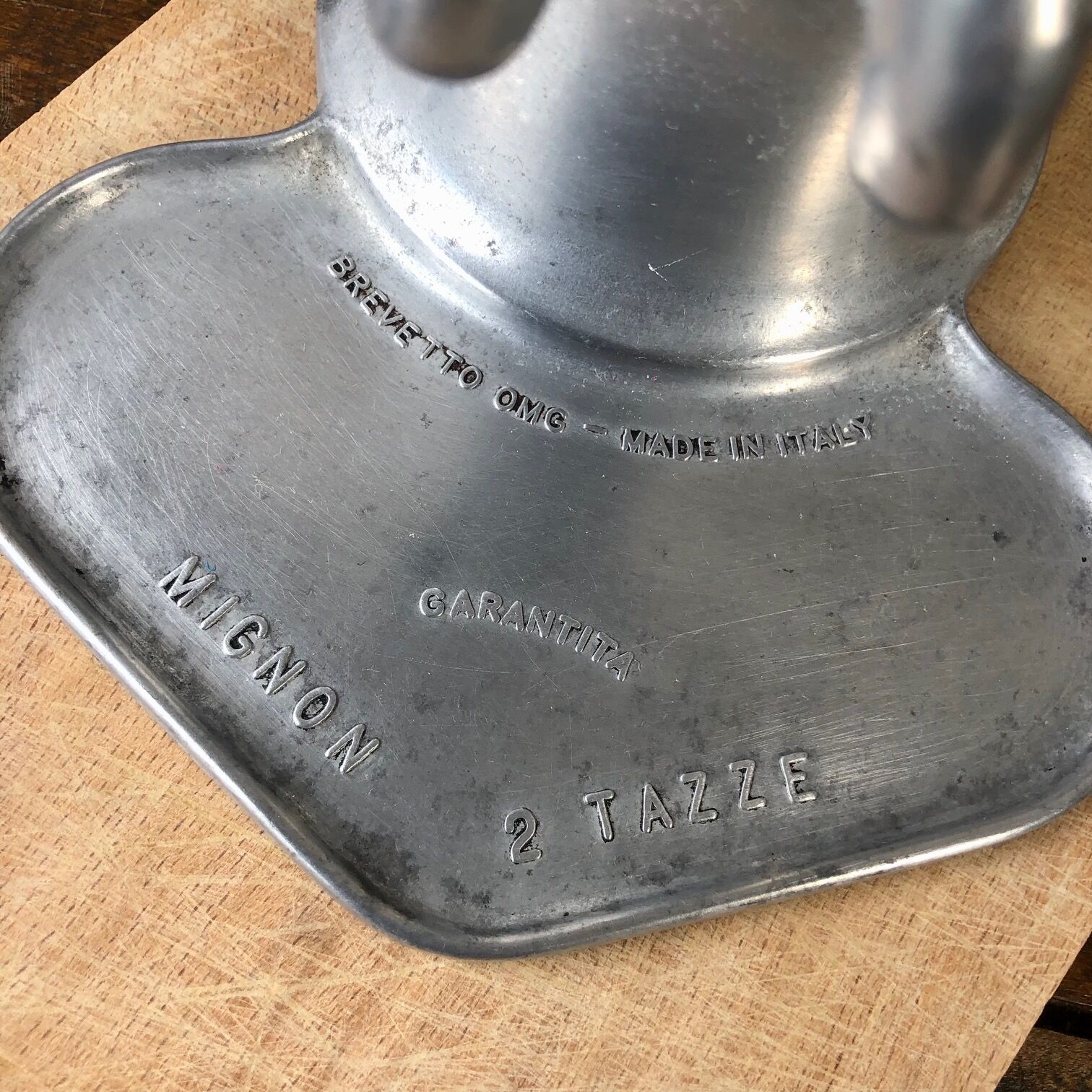 Vintage italian coffee maker "mignon 2 tazze"