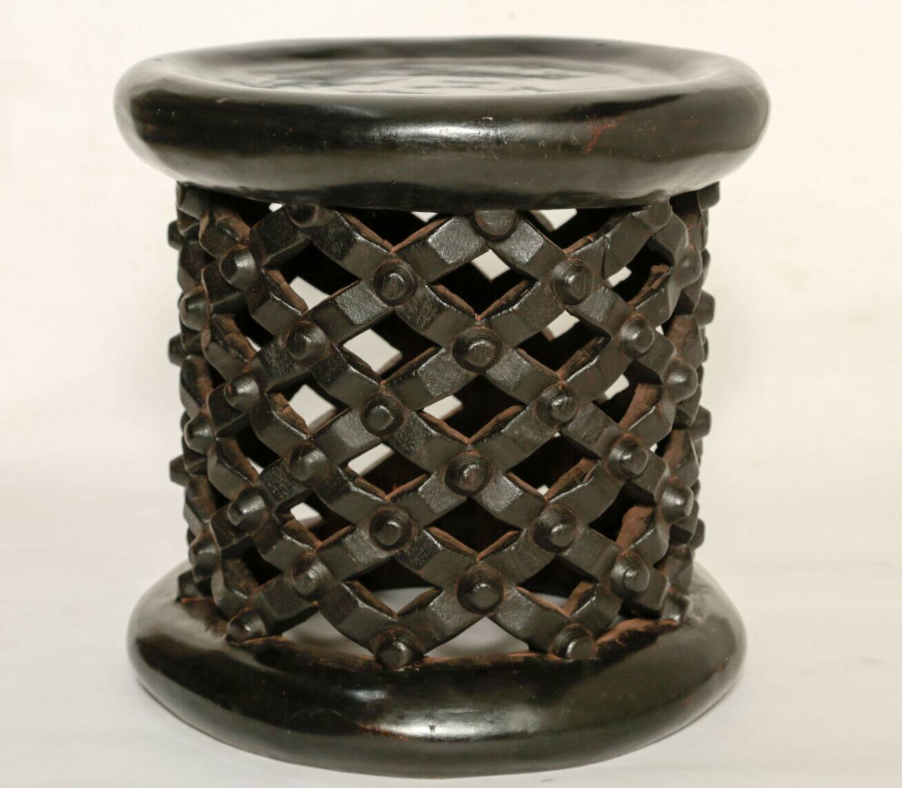 Tabouret Bamiléké Africain Babanki