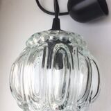 Chiseled glass hanging lamp