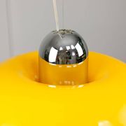 Rare Large Yellow Space-age Pendant from Guzzini, 1970s