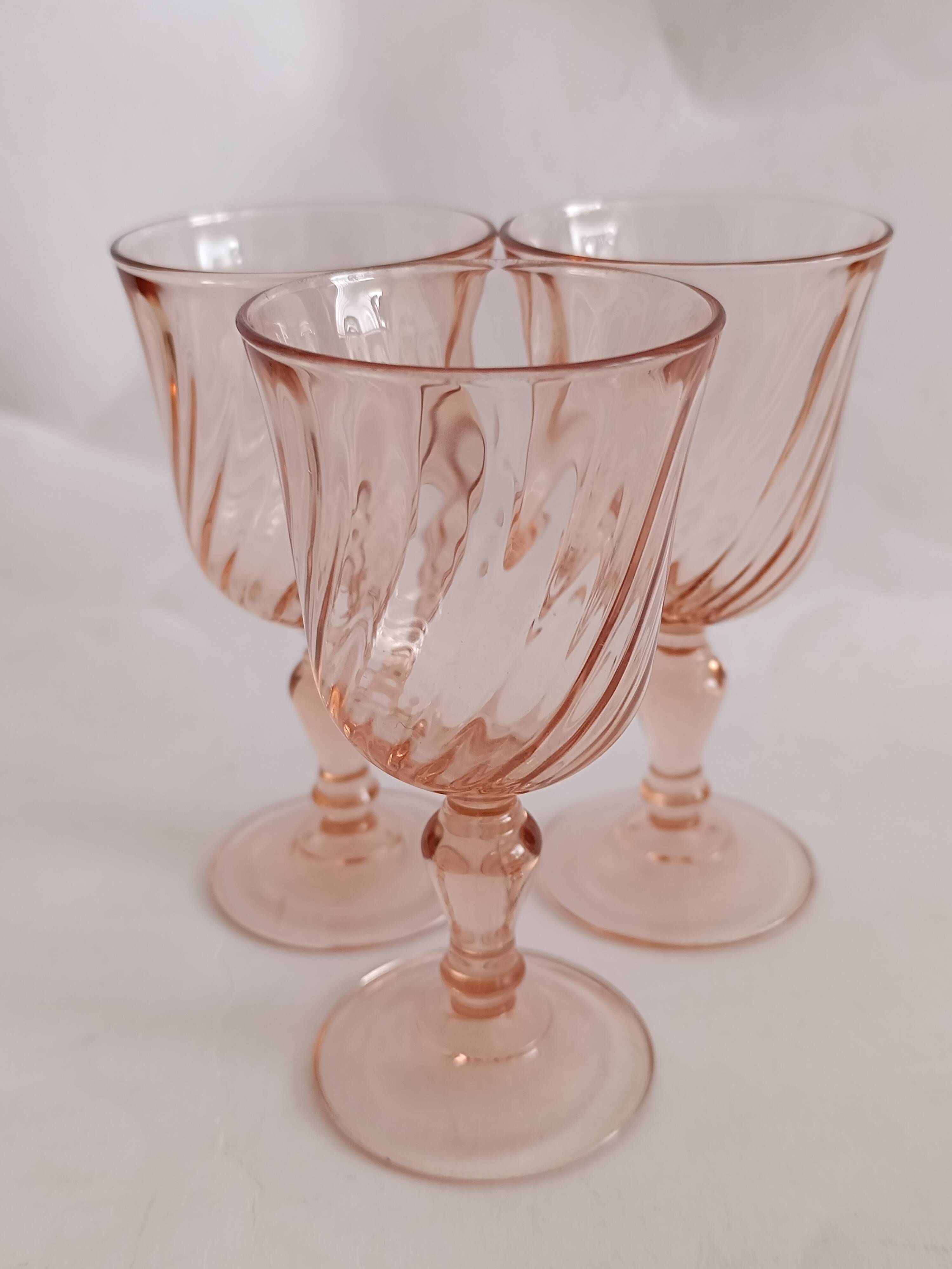 Luminarc Rosaline white wine glasses