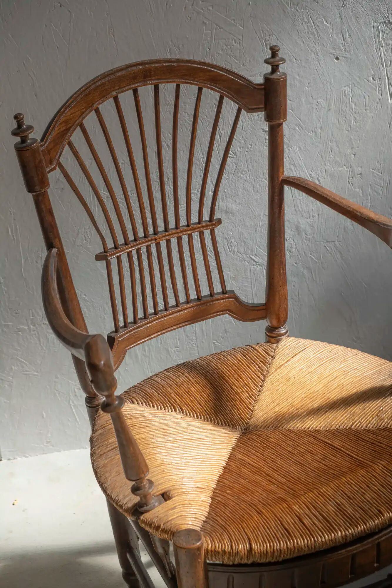 Armchair / wooden chair "Josiane"