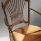 Armchair / wooden chair "Josiane"