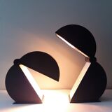 Pair of Italian Disco table lamps by Bertorelle