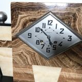 Marble art deco laying clock