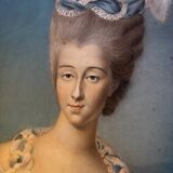 Portrait d’une élégante XIX siècle