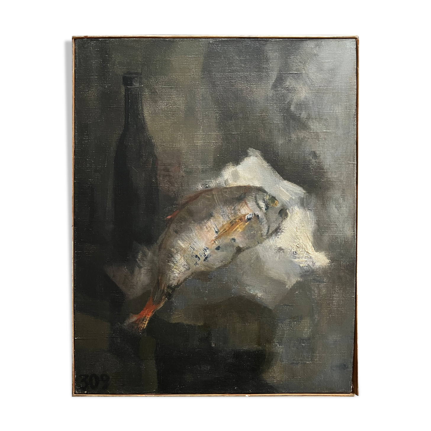 Still life with fish by Yannick Desnos