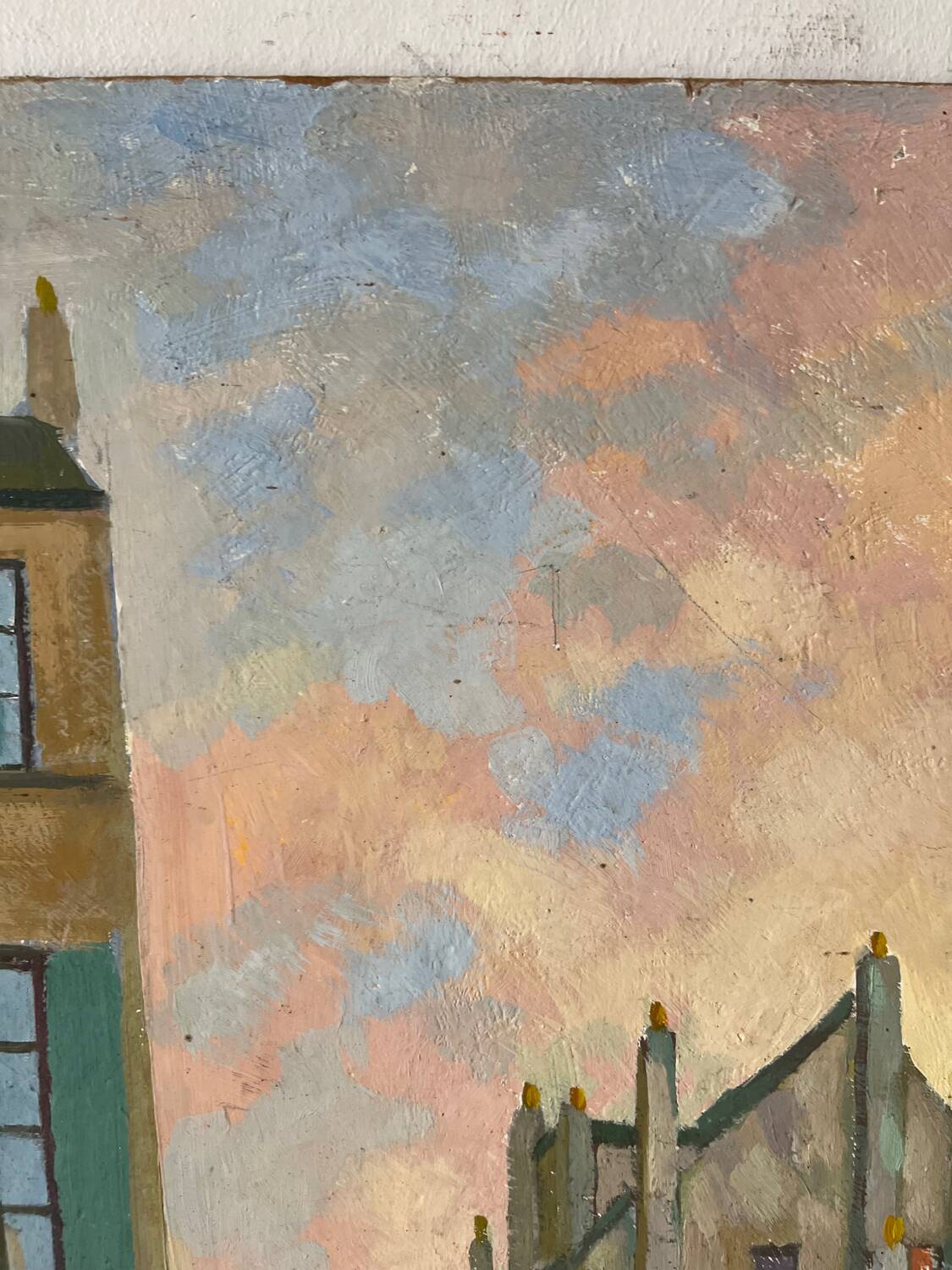 Street scene, Robert Mahelin (1889-1968)