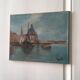 Oil painting on canvas Venetian landscape