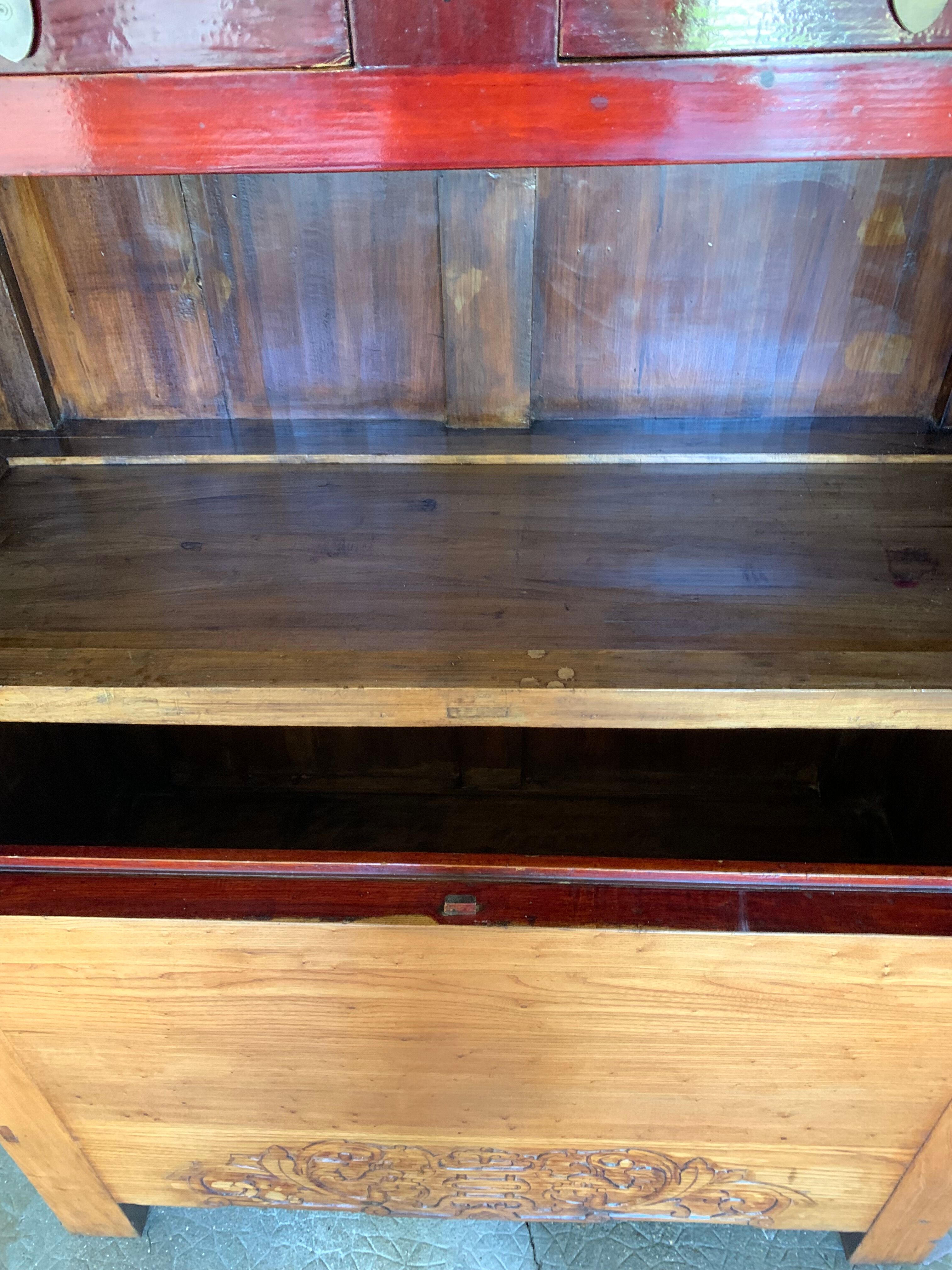 Armoire chinoise en orme