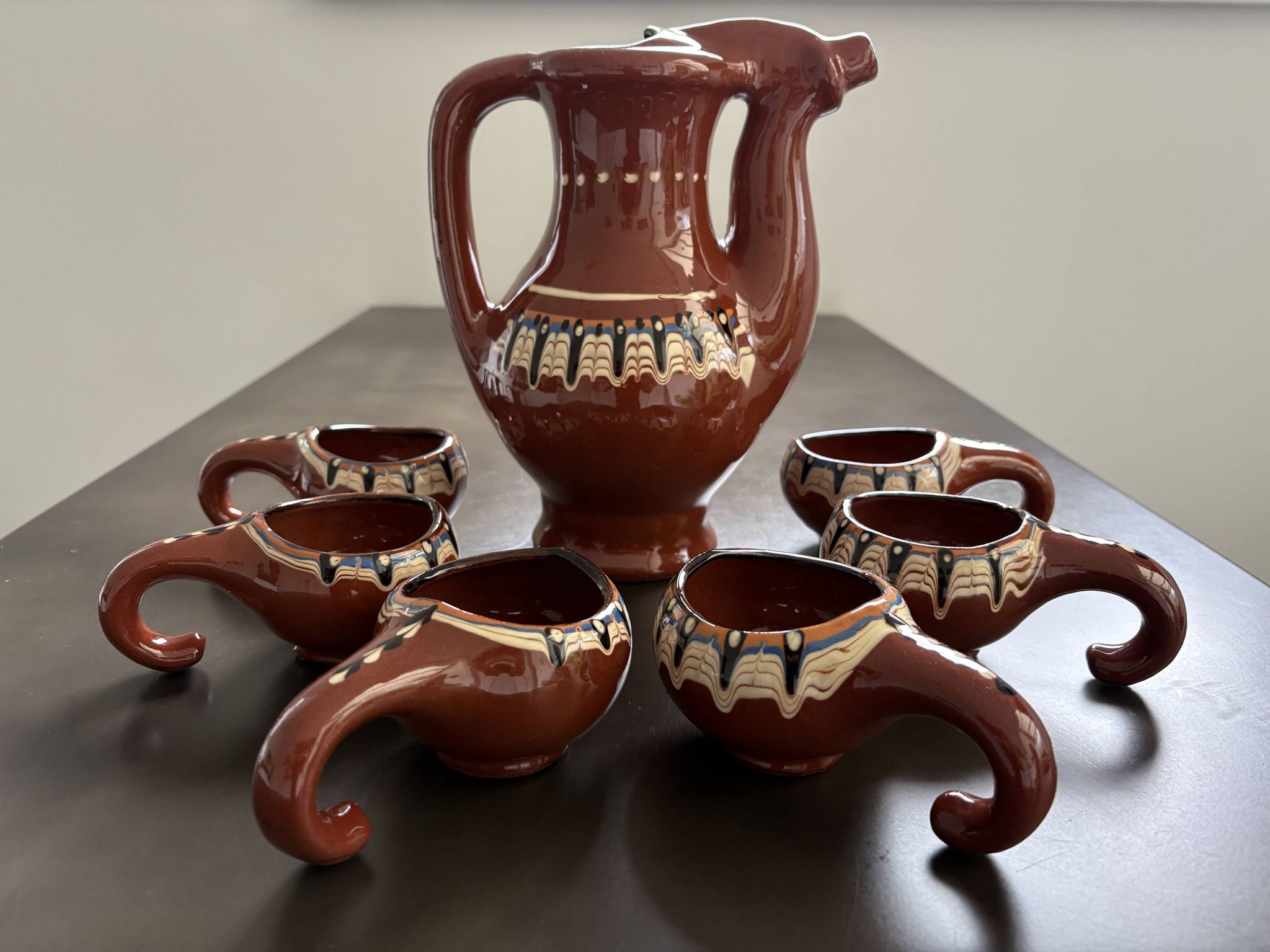 Vintage Bulgarian Drinks Set