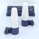 Pair of blue ceramic wall lights by Hans-Agne Jakobsson
