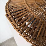60s Ufo pendant light in Italian wicker