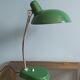 Large vintage desk lamp (50cm) in green lacquered metal, 70s
