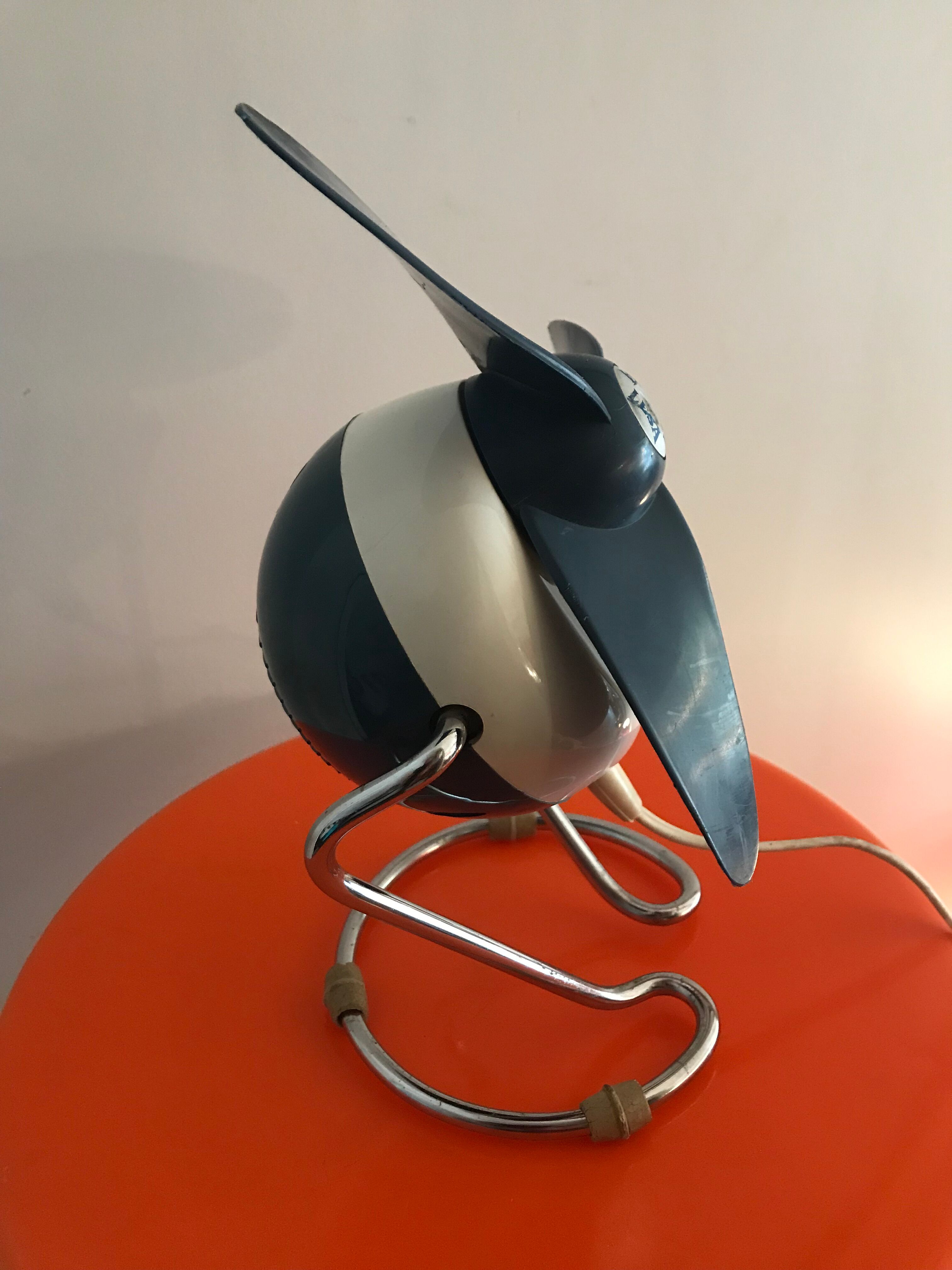 Adjustable and Italian vintage table fan