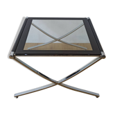Table basse en chrome, années 1970