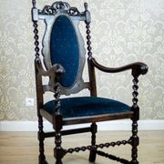 Antique Eclectic Carved Armchairs, 1890s