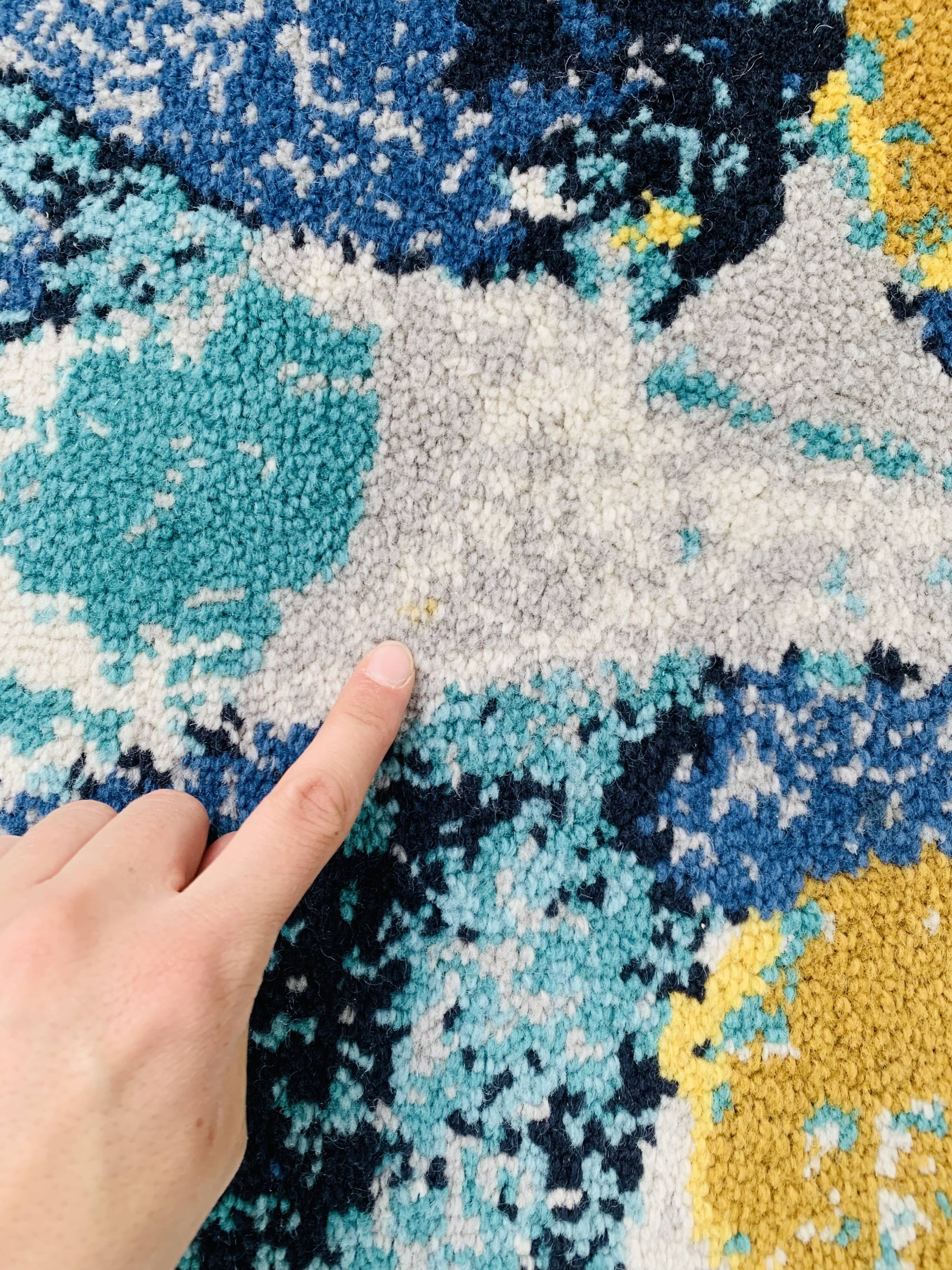 Desso rug 170 x 240, Holland, 1980s, abstract design