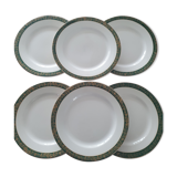 Lot 6 Golden plates Digoin