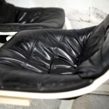 Pair of armchairs and ottomans Nelo Sweden, Sweden, circa 1975