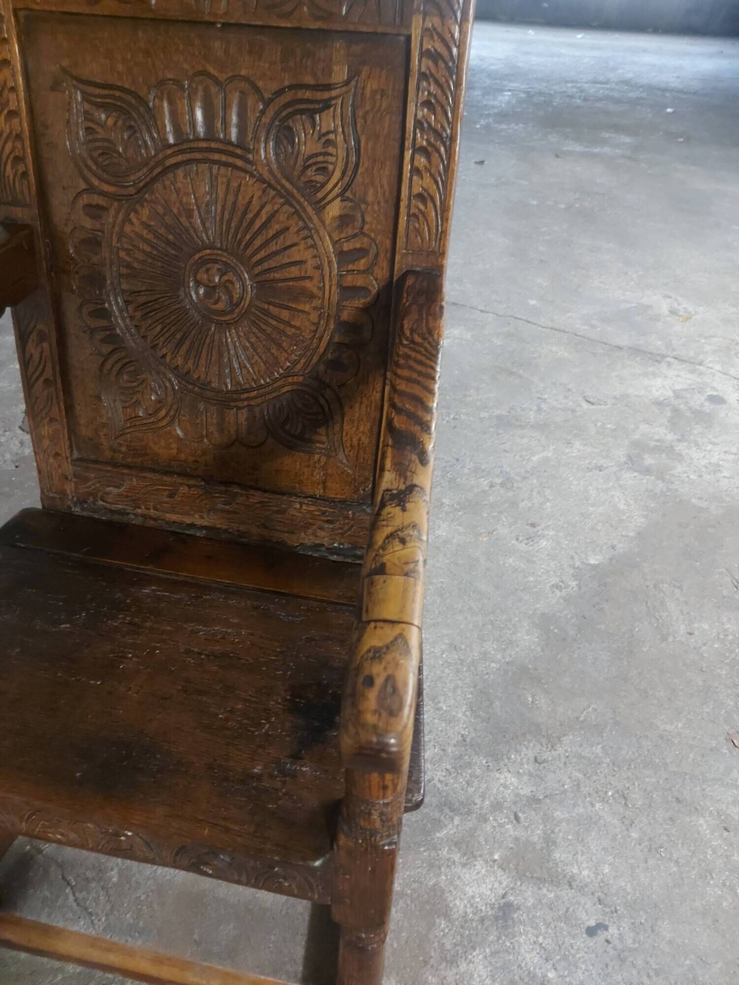 English armchair, epoque XVll