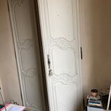 2 cabinet doors in oak period 19th century.