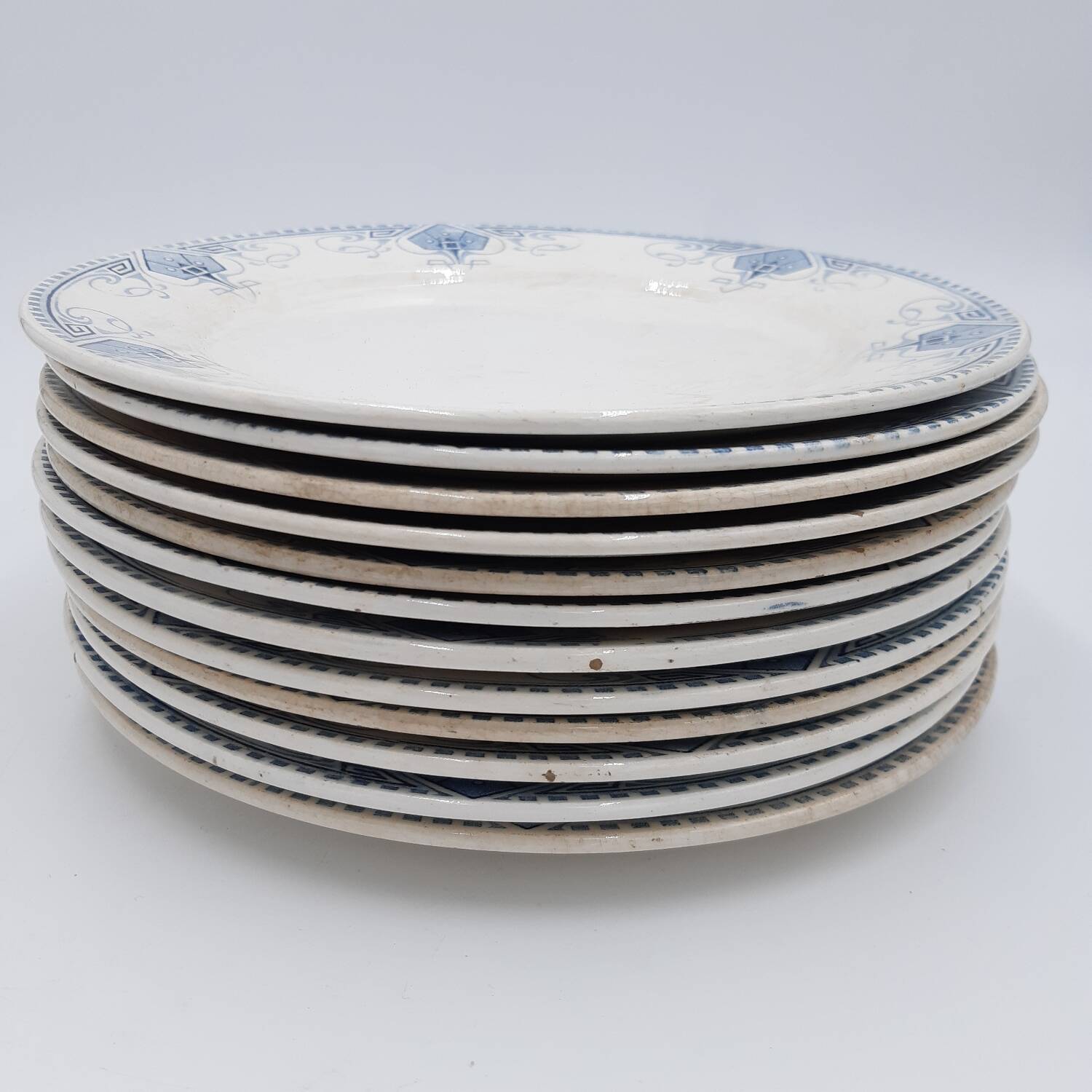 12 Terre de Fer U&C Sarreguemines plates