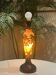 Lamp base - Acid-etched glass - Gallé style