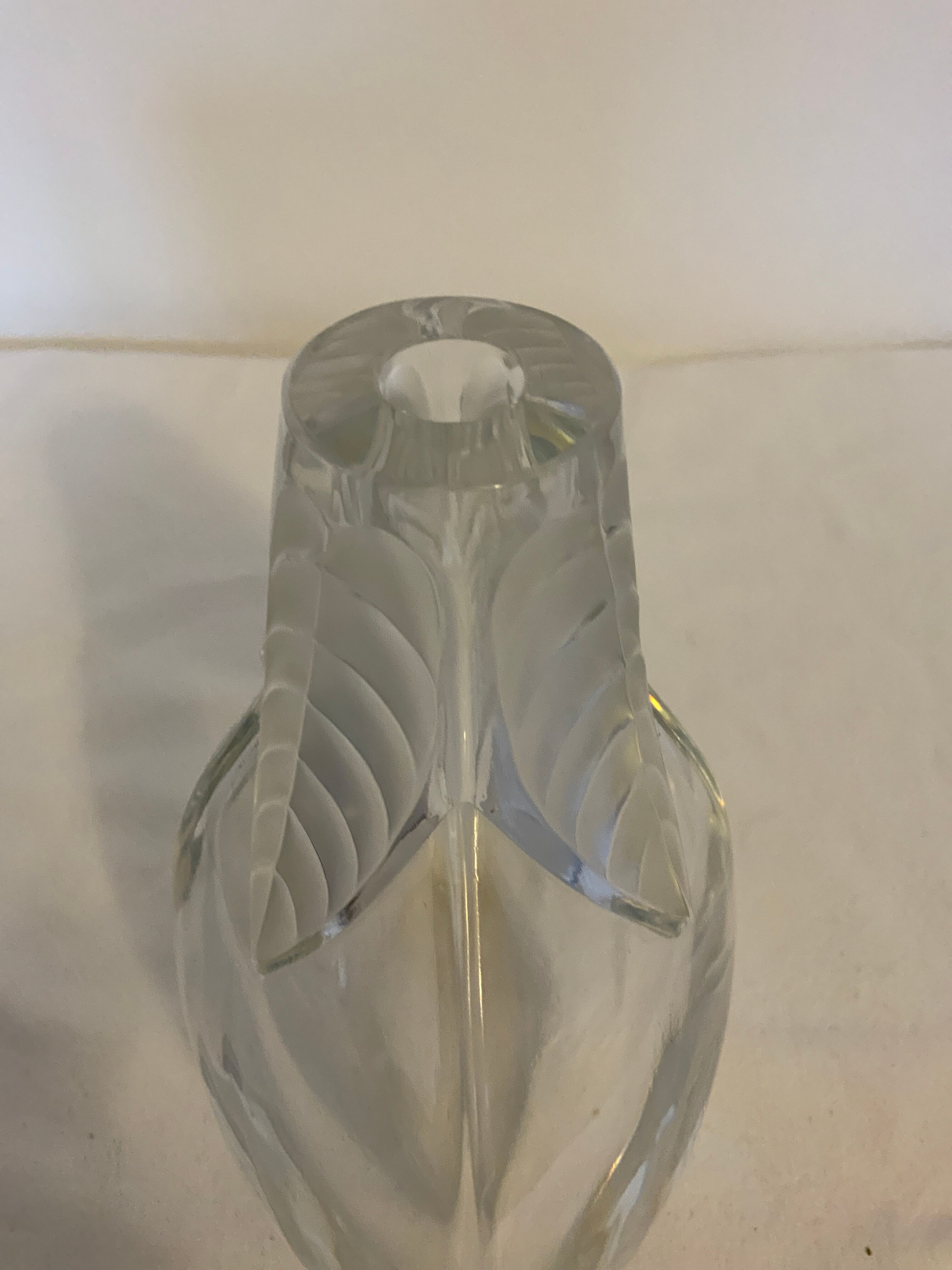 Lalic crystal vase